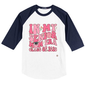 In My Senior Mom Era Class Of 2025 Masters Graduation Gift Baseball Sleeve Shirt