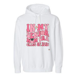 In My Senior Mom Era Class Of 2025 Masters Graduation Gift Garment-Dyed Fleece Hoodie