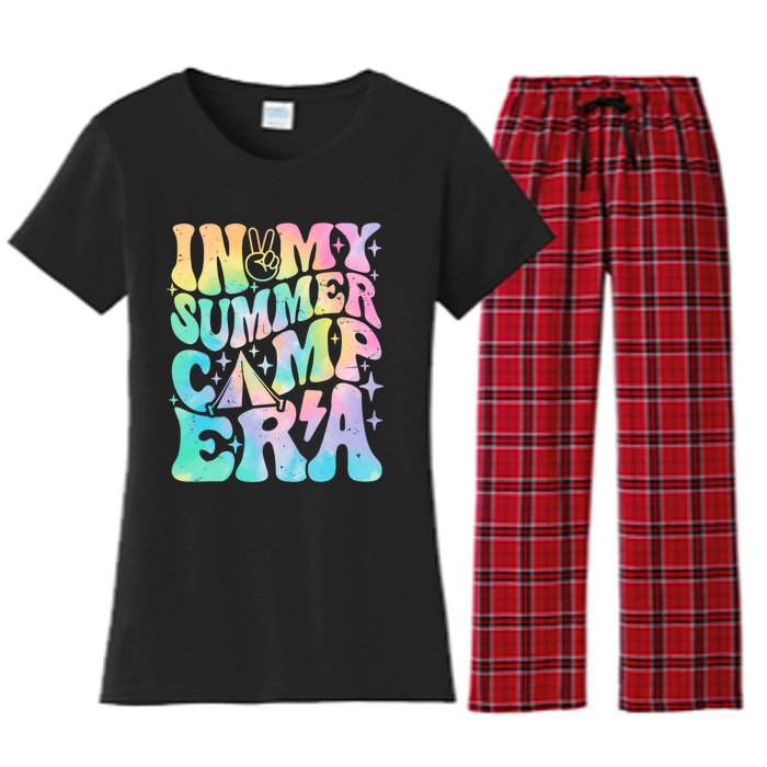 In My Summer Camp Era For Camping Camper Women's Flannel Pajama Set