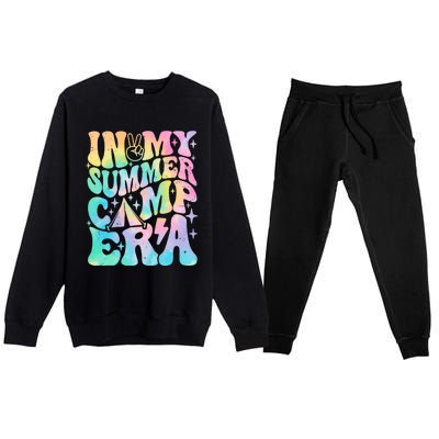 In My Summer Camp Era For Camping Camper Premium Crewneck Sweatsuit Set