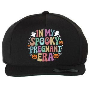 In My Spooky Pregnant Era Halloween Ghost Pumpkin Mom Cool Gift Wool Snapback Cap