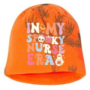 In My Spooky Nurse Era Halloween Groovy Witchy Spooky Nurse Kati - Camo Knit Beanie