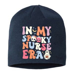 In My Spooky Nurse Era Halloween Groovy Witchy Spooky Nurse Sustainable Beanie