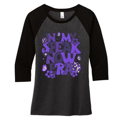 In My Speak Now Era Women's Tri-Blend 3/4-Sleeve Raglan Shirt