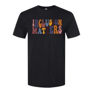 Inclusion Matters Special Education Mindfulness Autism Tee Softstyle CVC T-Shirt