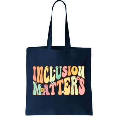 Inclusion Matters Special Education Autism Awareness Teacher Tote Bag