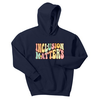 Inclusion Matters Special Education Autism Awareness Teacher Kids Hoodie