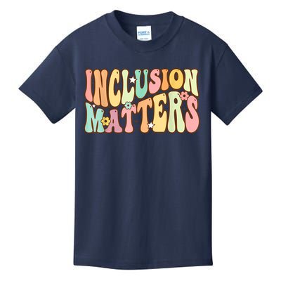 Inclusion Matters Special Education Autism Awareness Teacher Kids T-Shirt