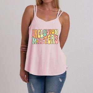 Inclusion Matters Special Education Autism Awareness Teacher Women's Strappy Tank