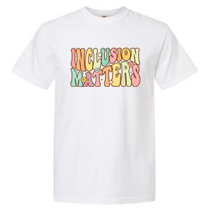 Inclusion Matters Special Education Autism Awareness Teacher Garment-Dyed Heavyweight T-Shirt