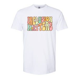 Inclusion Matters Special Education Autism Awareness Teacher Softstyle CVC T-Shirt