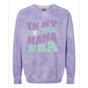 In My Soccer Mama Era Colorblast Crewneck Sweatshirt