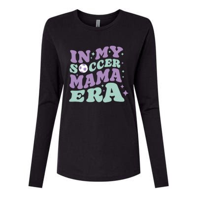 In My Soccer Mama Era Womens Cotton Relaxed Long Sleeve T-Shirt