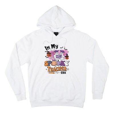 In My Spooky Teacher Era Retro Ghost Halloween Teachers Day Hoodie