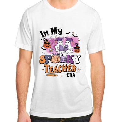 In My Spooky Teacher Era Retro Ghost Halloween Teachers Day Adult ChromaSoft Performance T-Shirt