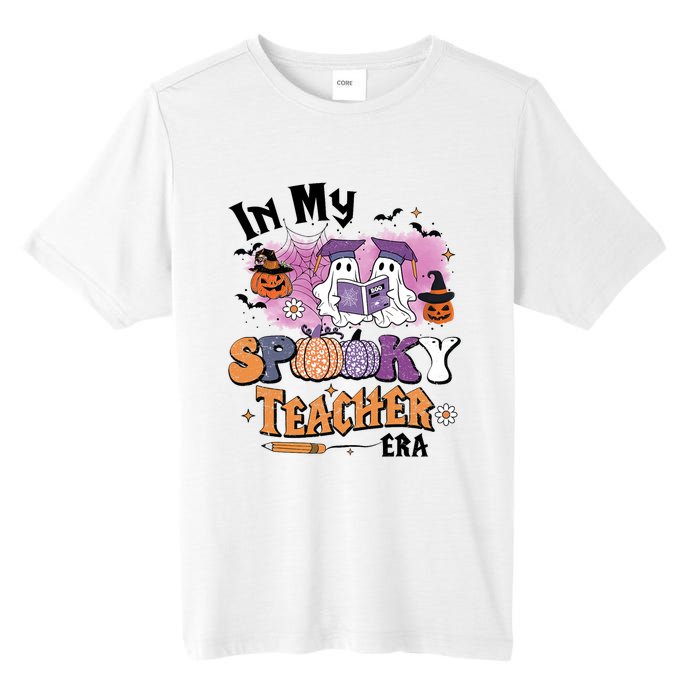 In My Spooky Teacher Era Retro Ghost Halloween Teachers Day Tall Fusion ChromaSoft Performance T-Shirt