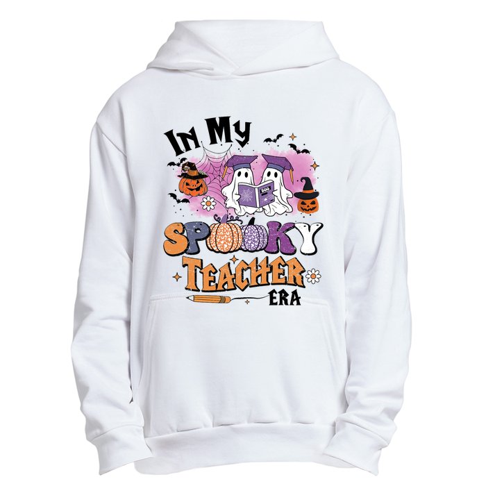 In My Spooky Teacher Era Retro Ghost Halloween Teachers Day Urban Pullover Hoodie