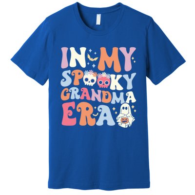 In My Spooky Grandma Era Halloween Groovy Witchy Grandma Meaningful Gift Premium T-Shirt