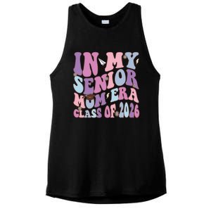 In My Senior Mom Era Class Of 2026 Graduation Groovy Gift Ladies PosiCharge Tri-Blend Wicking Tank