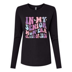 In My Senior Mom Era Class Of 2026 Graduation Groovy Gift Womens Cotton Relaxed Long Sleeve T-Shirt