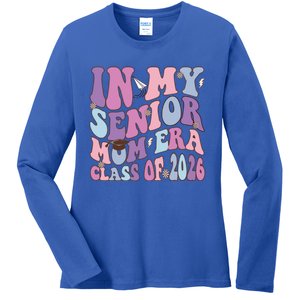 In My Senior Mom Era Class Of 2026 Graduation Groovy Gift Ladies Long Sleeve Shirt