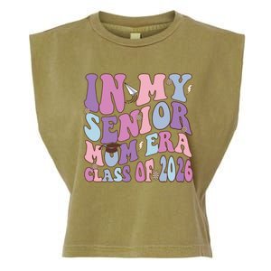 In My Senior Mom Era Class Of 2026 Graduation Groovy Gift Garment-Dyed Women's Muscle Tee