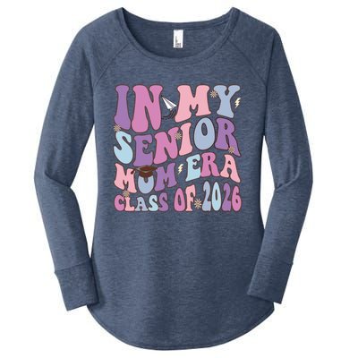 In My Senior Mom Era Class Of 2026 Graduation Groovy Gift Women's Perfect Tri Tunic Long Sleeve Shirt