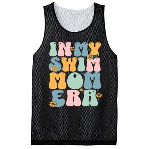 In My Swim Mom Era / Swim Swimmer Pool Swimmers And Swimming Mesh Reversible Basketball Jersey Tank