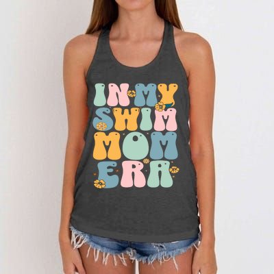 In My Swim Mom Era / Swim Swimmer Pool Swimmers And Swimming Women's Knotted Racerback Tank