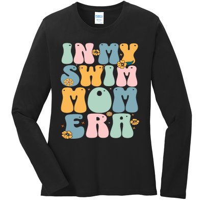 In My Swim Mom Era / Swim Swimmer Pool Swimmers And Swimming Ladies Long Sleeve Shirt