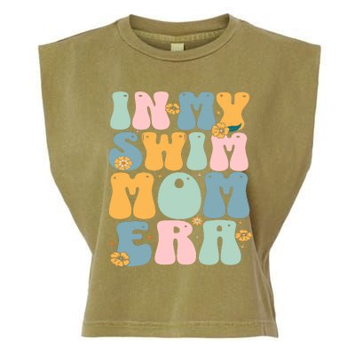 In My Swim Mom Era / Swim Swimmer Pool Swimmers And Swimming Garment-Dyed Women's Muscle Tee