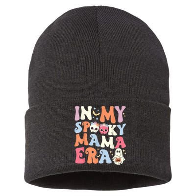 In My Spooky Mama Era Halloween Spooky Mom Sustainable Knit Beanie