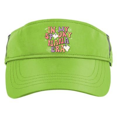 In My Spooky Nana Era Halloween Ghost Retro Groovy Grandma Cool Gift Adult Drive Performance Visor