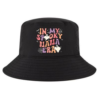 In My Spooky Nana Era Halloween Ghost Retro Groovy Grandma Cool Gift Cool Comfort Performance Bucket Hat