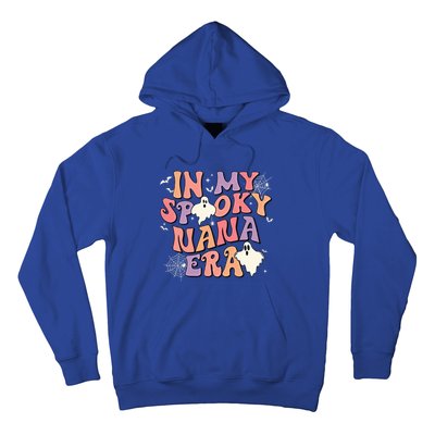 In My Spooky Nana Era Halloween Ghost Retro Groovy Grandma Cool Gift Hoodie