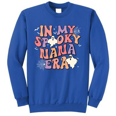 In My Spooky Nana Era Halloween Ghost Retro Groovy Grandma Cool Gift Sweatshirt