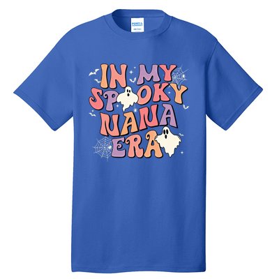 In My Spooky Nana Era Halloween Ghost Retro Groovy Grandma Cool Gift Tall T-Shirt