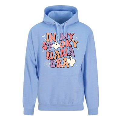 In My Spooky Nana Era Halloween Ghost Retro Groovy Grandma Cool Gift Unisex Surf Hoodie