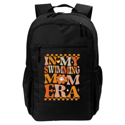 In My Swimming Mom Era Retro Groovy Hippie Swimming Cool Gift Backpack