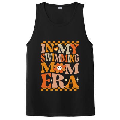 In My Swimming Mom Era Retro Groovy Hippie Swimming Cool Gift PosiCharge Competitor Tank