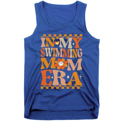 In My Swimming Mom Era Retro Groovy Hippie Swimming Cool Gift Tank Top