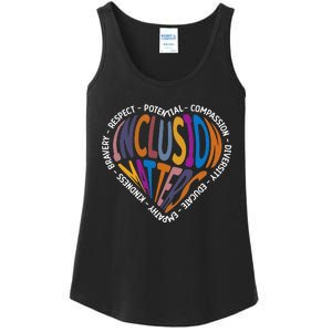 Inclusion Matters Special Education Teacher Autism Heart Ladies Essential Tank