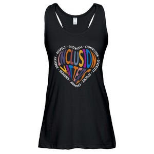 Inclusion Matters Special Education Teacher Autism Heart Ladies Essential Flowy Tank