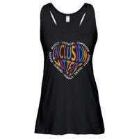 Inclusion Matters Special Education Teacher Autism Heart Ladies Essential Flowy Tank