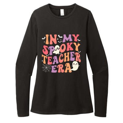 In My Spooky Teacher Era Ghost Halloween Retro Teachers Day Womens CVC Long Sleeve Shirt