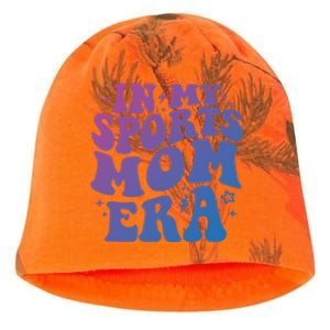 In My Sports Mom Era Groovy Sports Mama Football Basketball Meaningful Gift Kati - Camo Knit Beanie