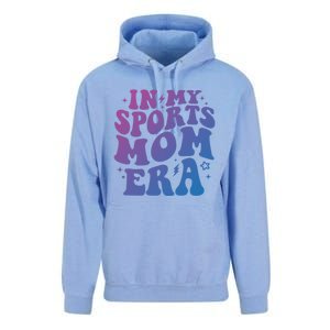 In My Sports Mom Era Groovy Sports Mama Football Basketball Meaningful Gift Unisex Surf Hoodie