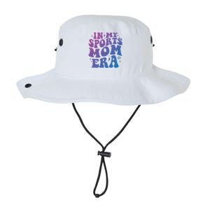 In My Sports Mom Era Groovy Sports Mama Football Basketball Meaningful Gift Legacy Cool Fit Booney Bucket Hat