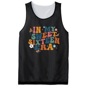 In My Sweet 16th Era Happy Birthday 16 Years Old Sixteen Years Old Mesh Reversible Basketball Jersey Tank