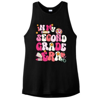 In My Second Grade Era Girl Back To School 2nd Grade Teacher Ladies PosiCharge Tri-Blend Wicking Tank